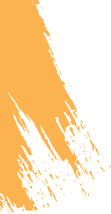Abstract black splatter on an orange background, resembling auto detailing.